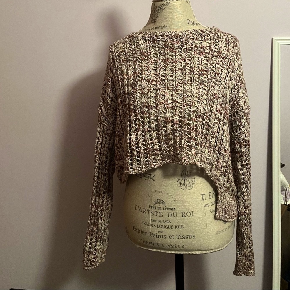 Melrose and Market - Trendy open-knit Sweater fits XS-M